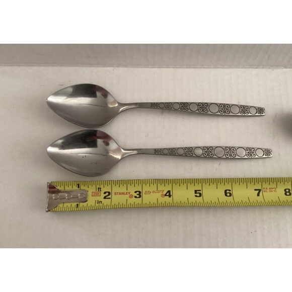 Lot Oxford Hall Stainless Flatware Japan OXH140 Discontinued 17 Pieces - Picture 7 of 7